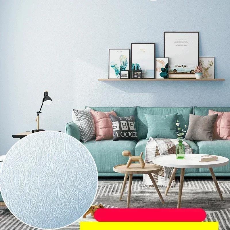 Solid Color Self-Adhesive Macaron Wallpapers Furnitures Cabinet Renovation Sticker Bedroom Vinyl Film DIY Living Room Home Decor