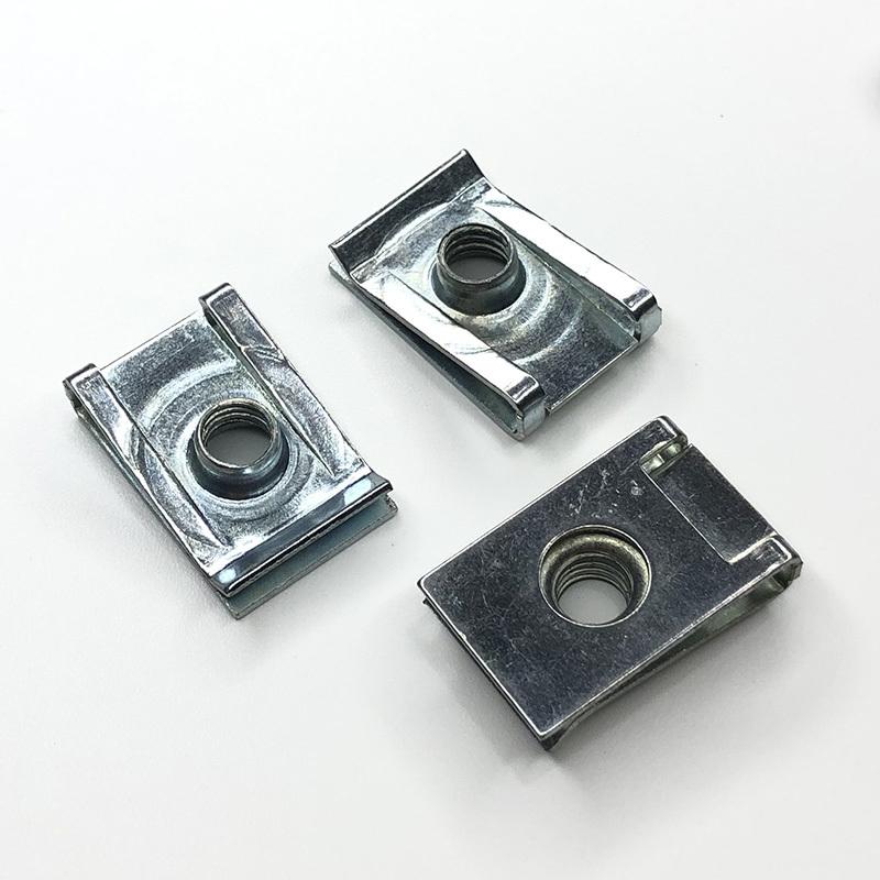 

5/10pcs 6mm M6 Tread Panel Spire Nut Fairing Clip Fastener Speed Zinc Mounting Clamp for VW M6 clips Fasteners Accessories 5PCS