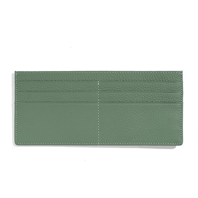 

[imeetu] long wallet ladies thin wallet Ultra thin card holder billfold thin wallet genuine leather casual simple trip slim thin lightweight light