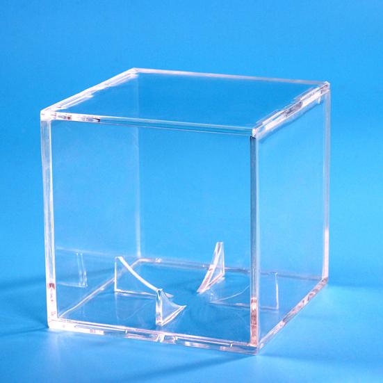 Baseball-Vitrine, transparente Aufbewahrung, langlebige quadratische Baseball-Showbox, Sportzubehör