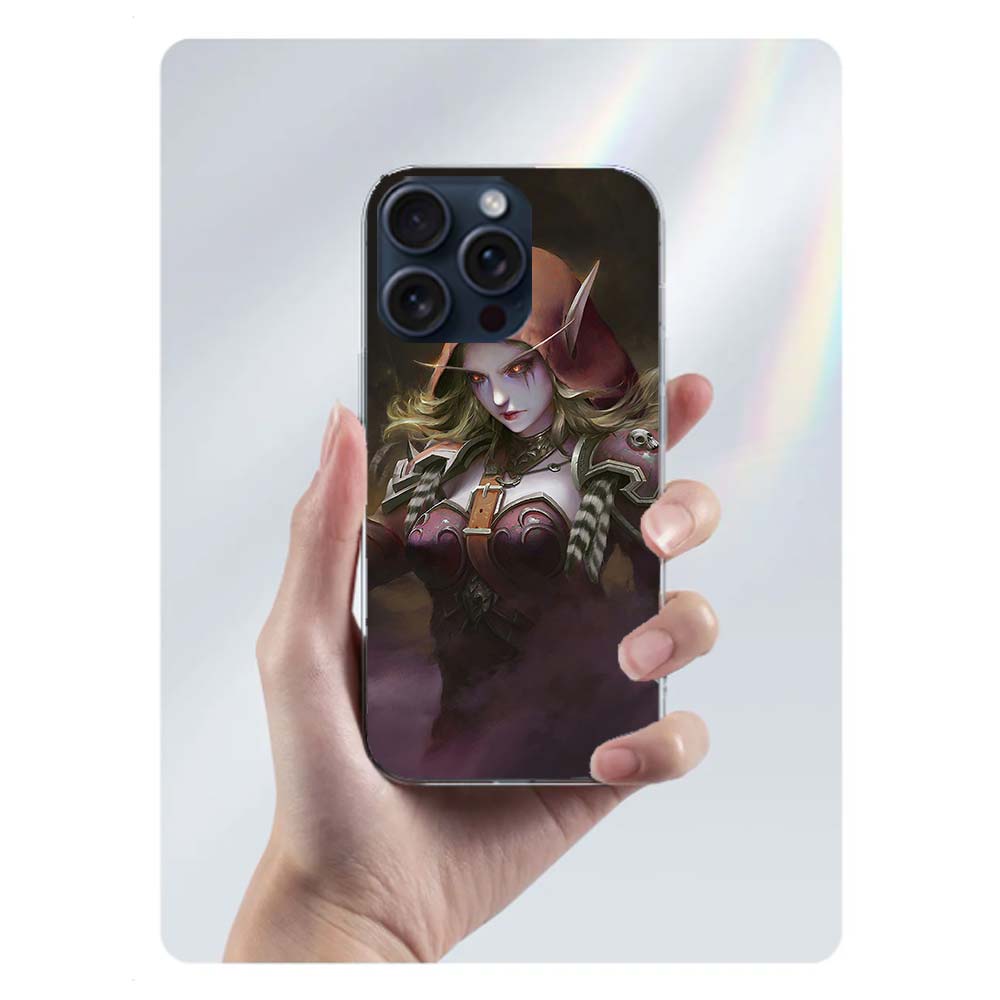W-World Of W-Warcraft Elf Clear Phone Case For Iphone 17 Air 16 Pro Max 15 Pro 14 Plus 17E 16E 11 13 12 Mini Cover Cases Fundas