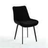 Short Size Velvet Chair Cover Stretchable Fabric Elastic Seat Cover Short Back Chair Cover  Bar