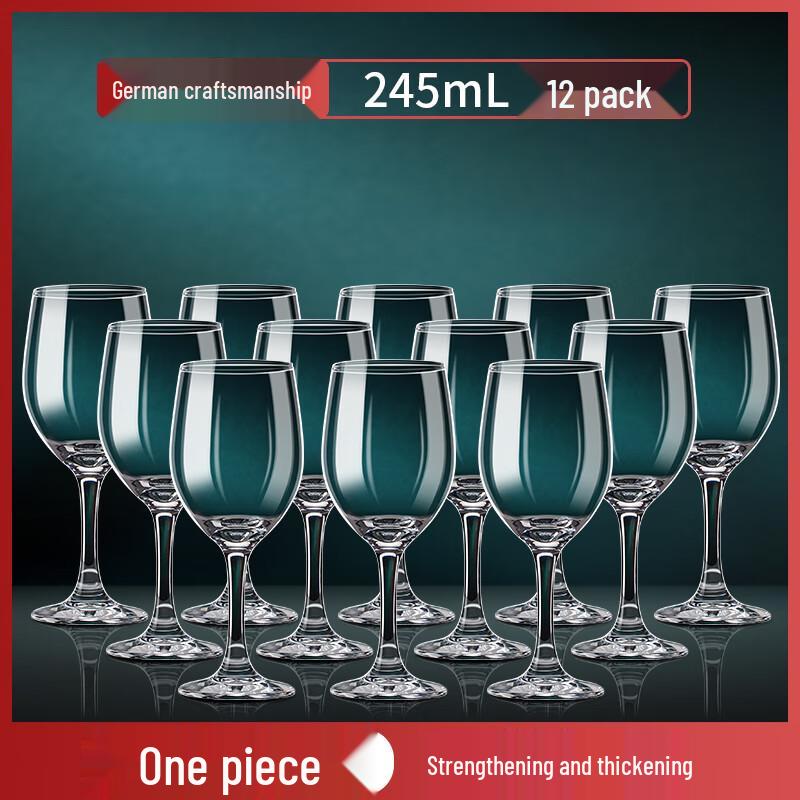 Naijiang Luxury Tempered Glass Red Wine Glass Set