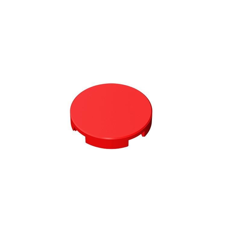 Domestic Building Blocks MOC Spare Parts - 2x2 Smooth Round Plate, Compatible with Domestic 14769 4150 100g (approx. 290 pcs) красный
