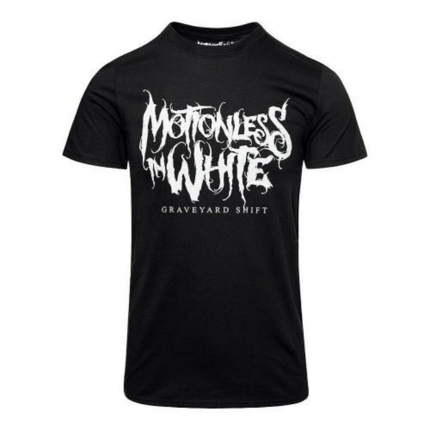 Motionless In White Unisex Adult Graveyard Shift T-Shirt S чёрный