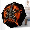 "Electric Guitar Starburst Design T Shirt" Umbrella   Cute Umbrella with Cute Design, Portable 3 Fold Compact Umbrella for Men & Women,S366