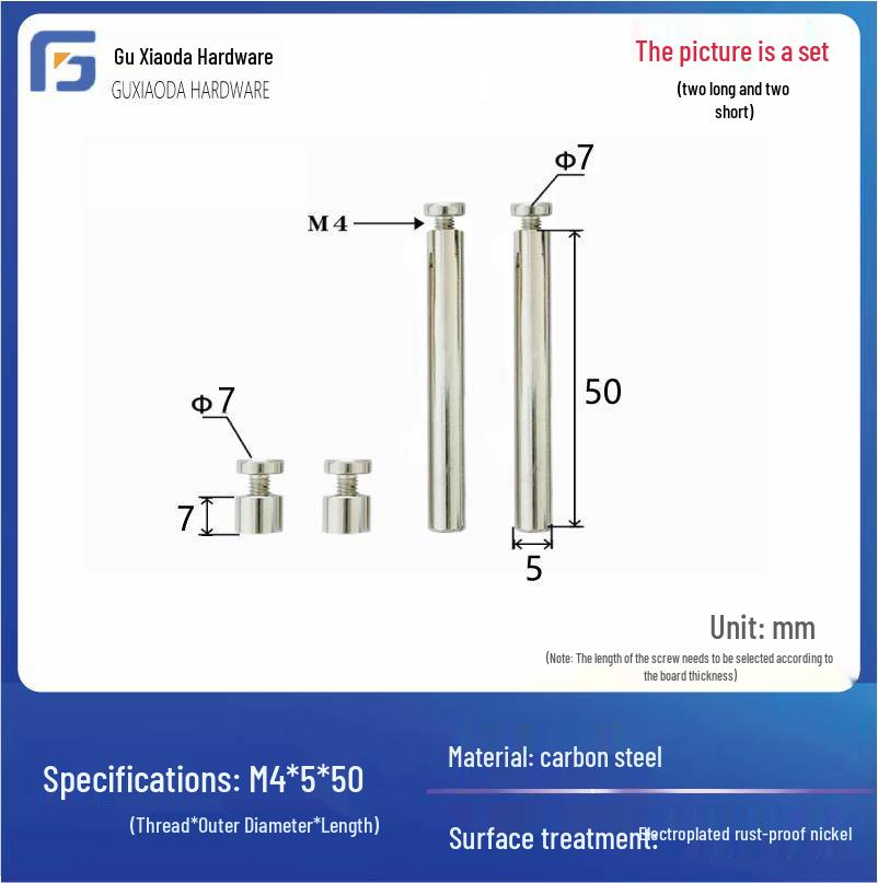 Acrylic Photo Frame with Adjustable Stainless Steel Stand