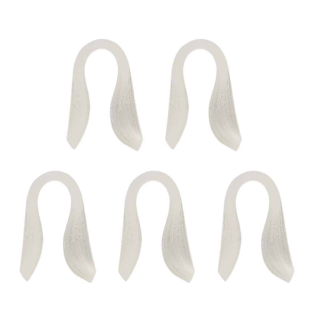 600PCS 3mm Width Quilling Paper Pure Color Ivory White Paper Strips 39cm Length Origami Paper Paper Quilling Art