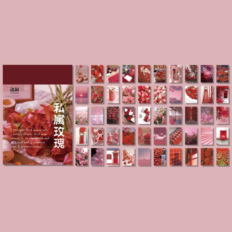50pcs Craft Vintage Scrapbooking Paper Kawaii Art Junk Journal Deco Sticker Natural Collection DIY Material Paper
