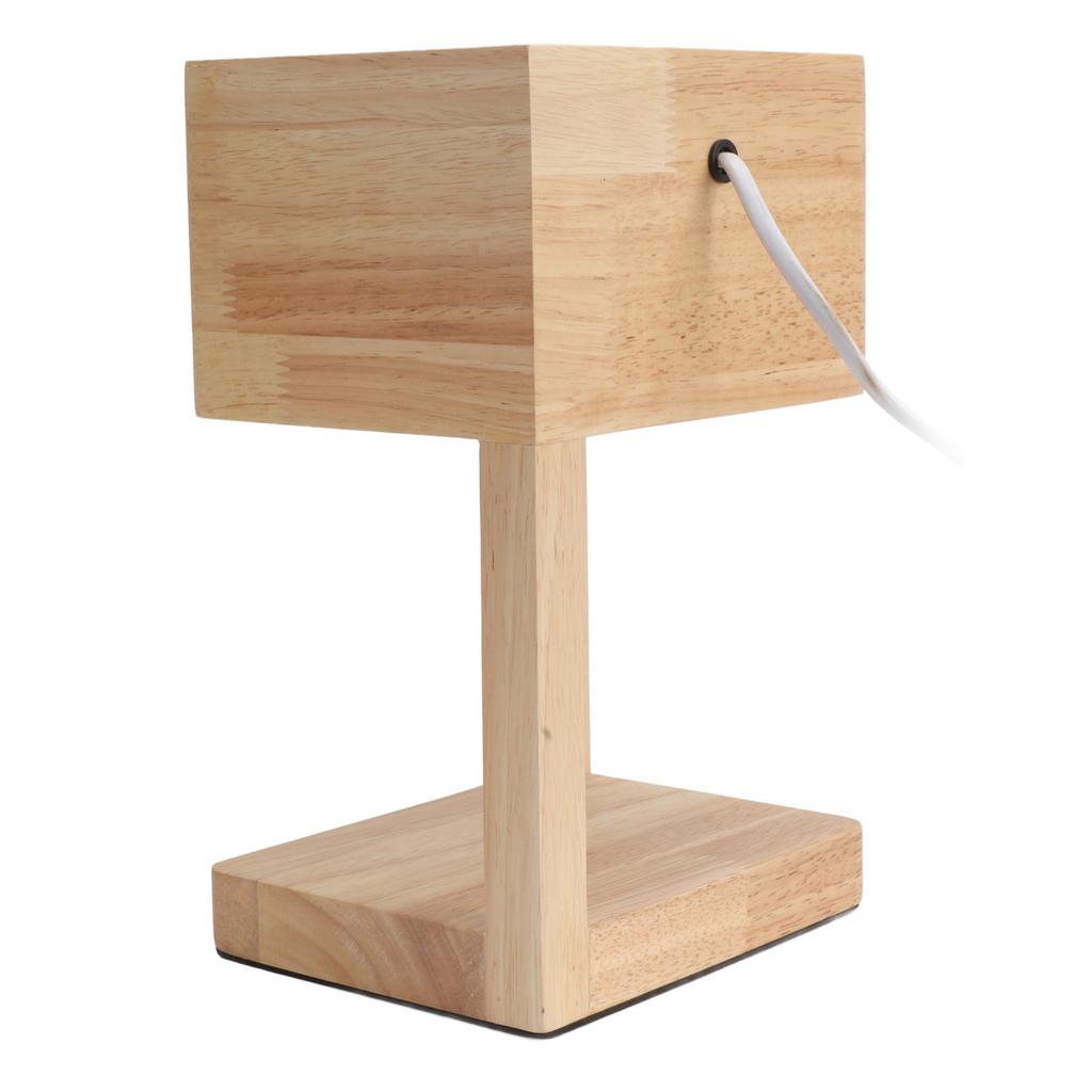 Wooden Candle Lamp Dimmable Candle Warmer Lamp   for Bedroom Bedside