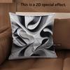 2D Modern Abstract Pattern Digital Print Pillowcases Pattern Cushion Cover Suitable For Sofa Bedroom Car Pillow Cover