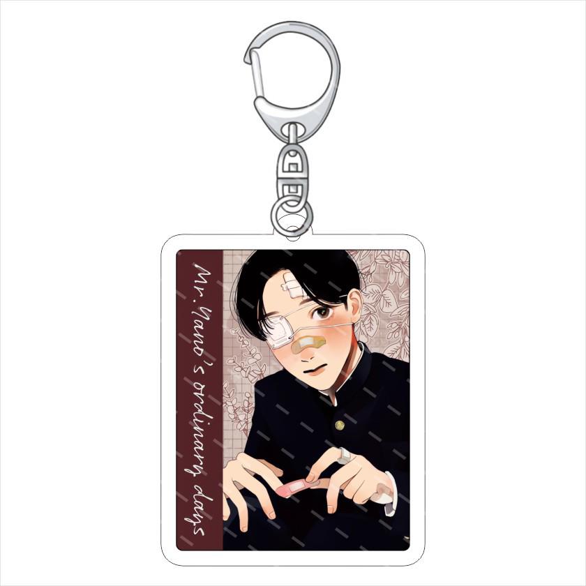 Дневник наблюдений Яно-куна и обычные дни Акриловый брелок-шарм 60mm Double-sided HD