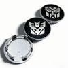 4pcs Transformers Logo Badge Car Wheel Center Caps 69MM Clips 56MM Wheels Hub Dust Cap Rim Hubcaps Cover Replace Car Accessories
