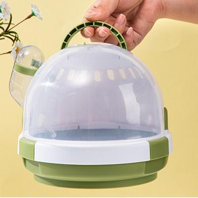 New Keep Warm Portable Small Animal Carrier Mini Pet Cage Rodent Hamster Cage Guinea Pig House