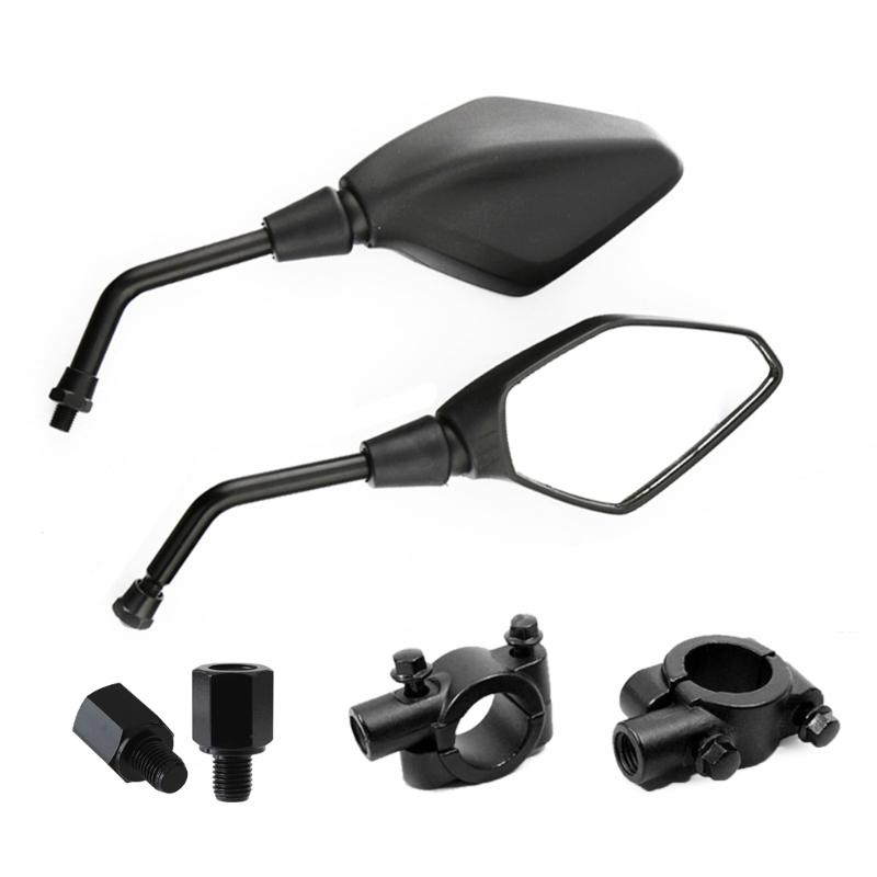 Motociklo stiklas, išgaubtas vairo galinio vaizdo šoninis stiklas, daugumai dviračių, paspirtukų, keturračių 7/8" 22mm vairui