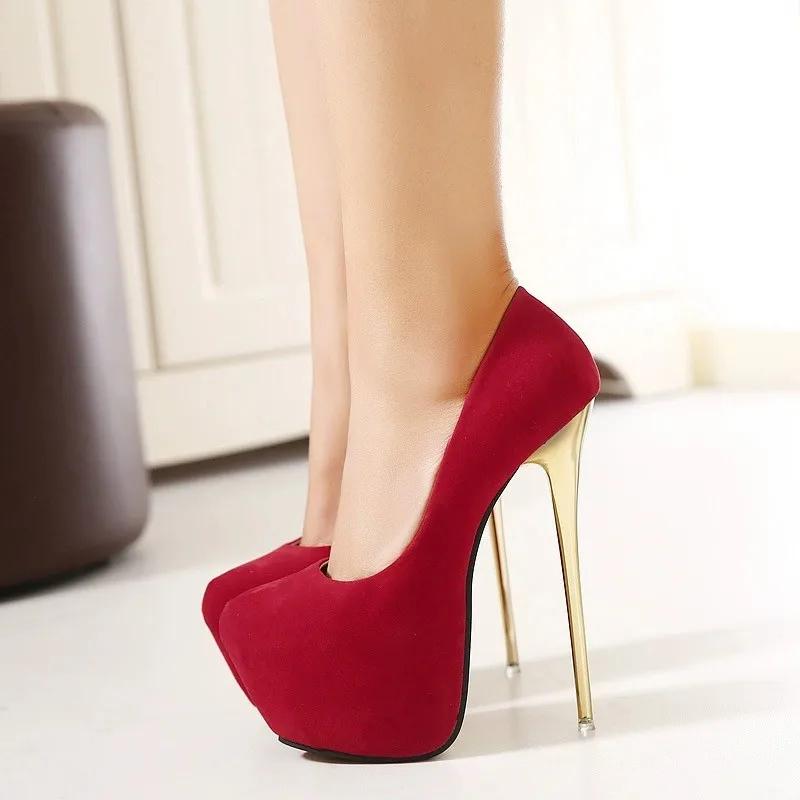 2025Women High Heels Pumps Fashion Flock Womens Sandals Platform Wedding Pumps Casual Thin Heels Womens Shoes Heels
