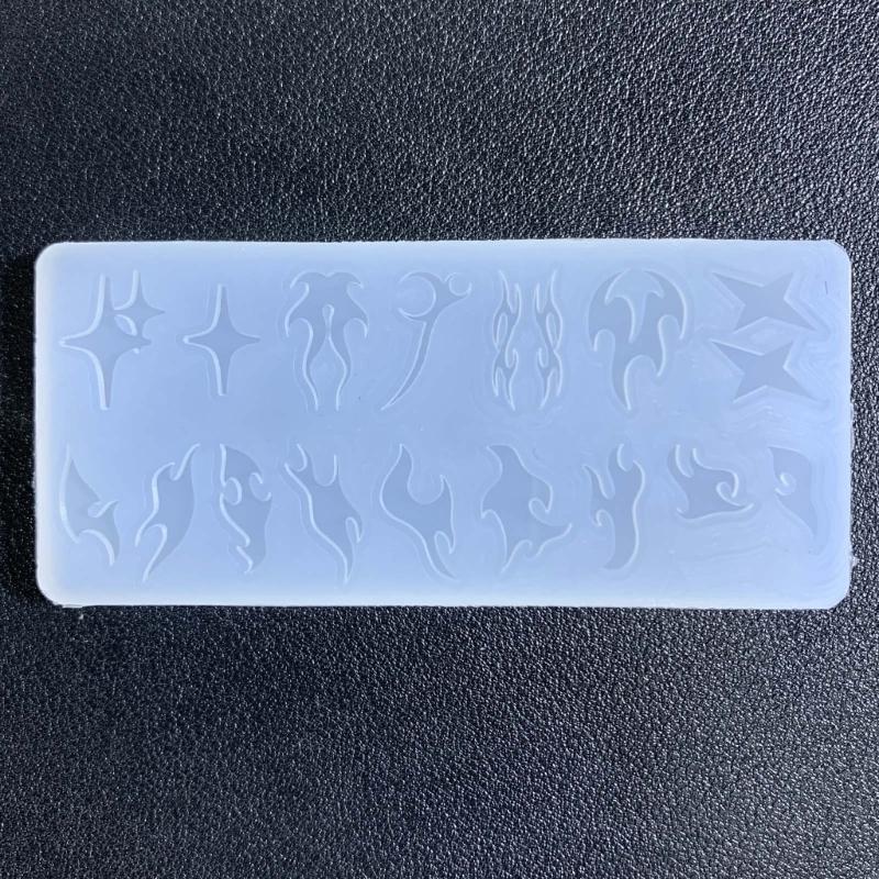 Parts Quicksand Silicone Mold Resin Shaking Cup Mold for Pendant Jewelry Keychain Decoration Making  Crafts