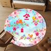 1pc Birds Flowers Round Chair mat office Area Rug - Non-Slip, Floor Mat for Office, Bedroom, and Indoor Decor p127220