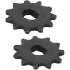 Socobeta T8f Sprocket 10t 2PCS 5x5x3 2PCS E Scooter Electric Sprocket Drive Pinion 11 Tooth Chain 25h High Motor Gear