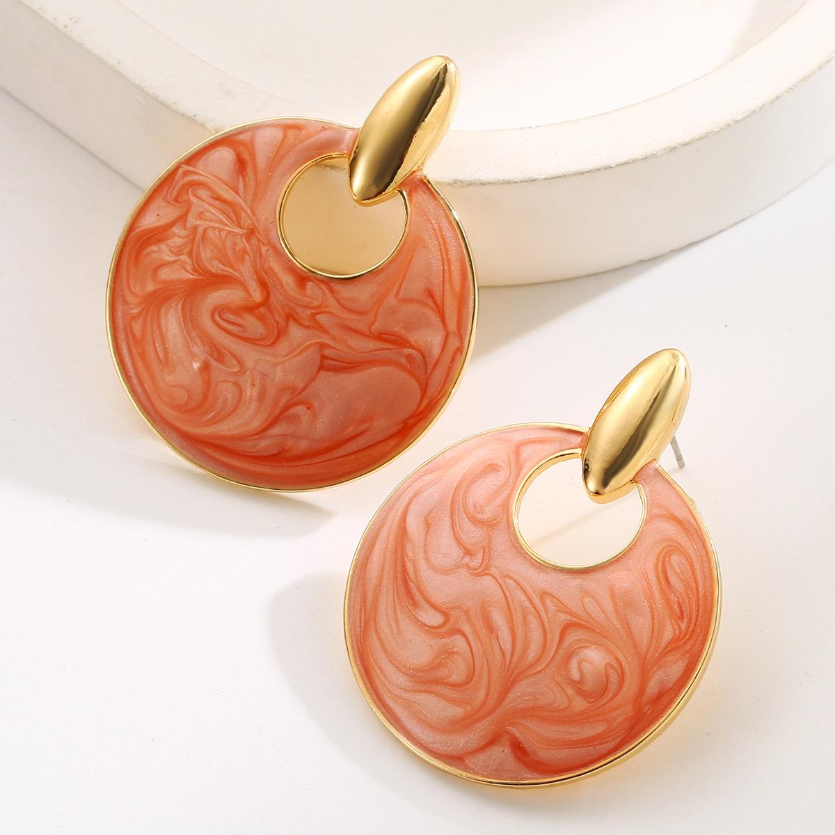 

Модные серьги-подвески для женщин оранжевый