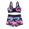 Women's Split Fashion Sexy Bikini Print With Breast Pad Without Steel Bracket Swimsuit
