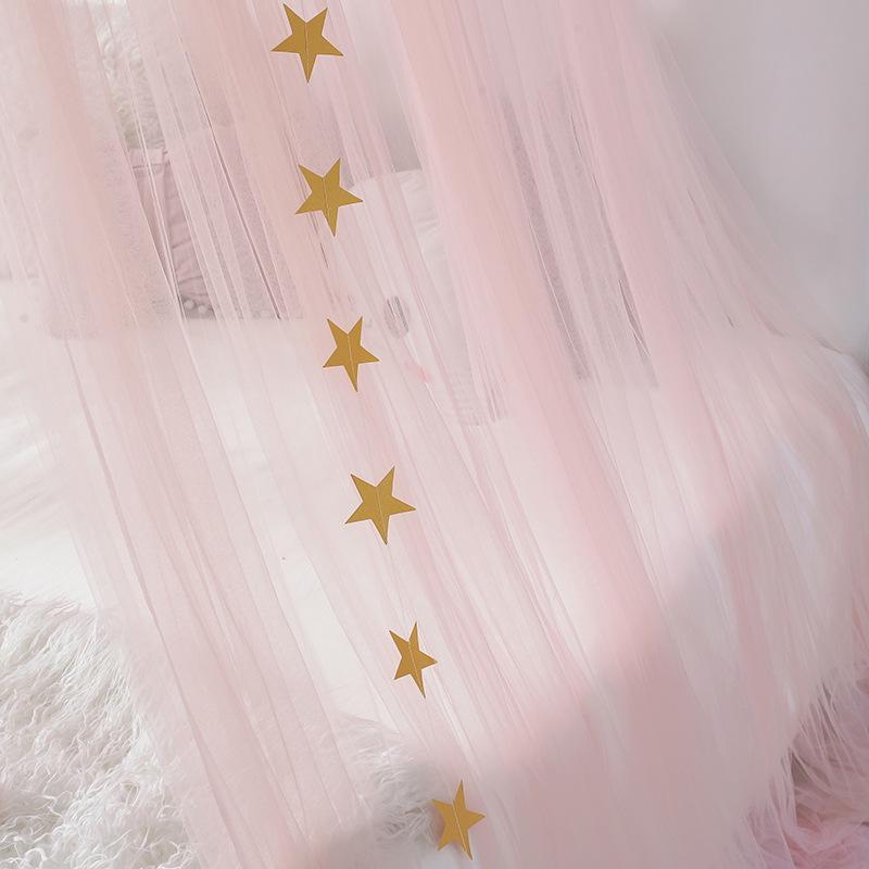 Children's Princess Bed Canopy Mosquito Net Tent – Creative, Breathable Hanging Dome Bed Curtain