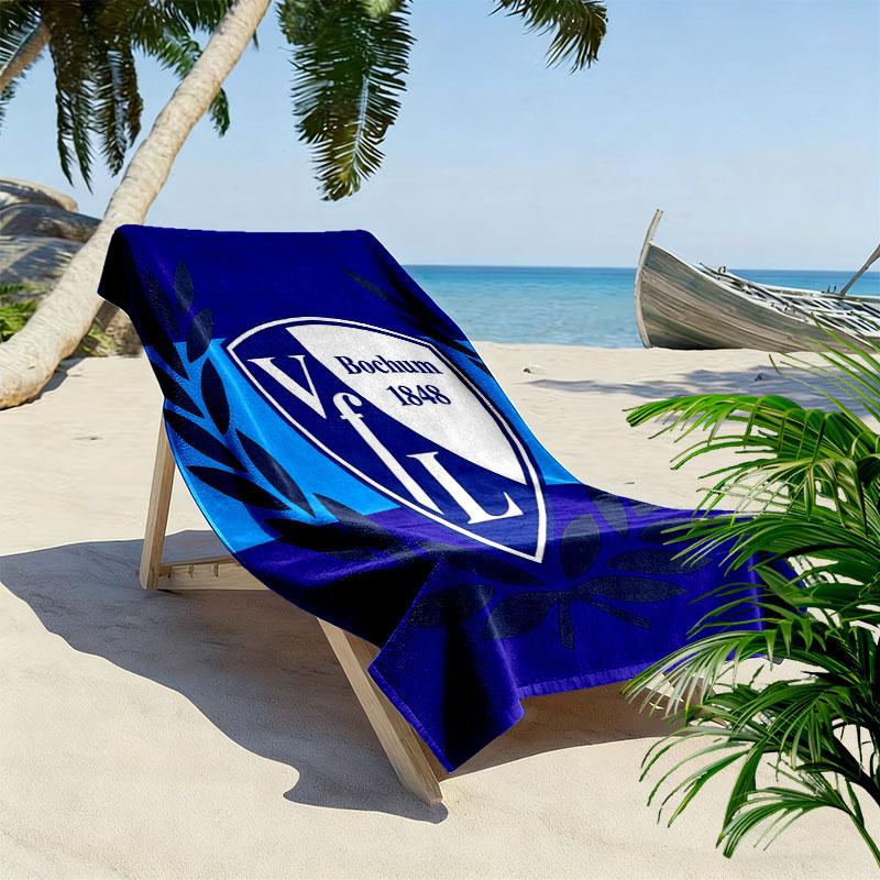 Asciugamano da Spiaggia VfL Bochum, Grande Morbido Asciugatura Rapida per Spiaggia Campeggio Nuoto