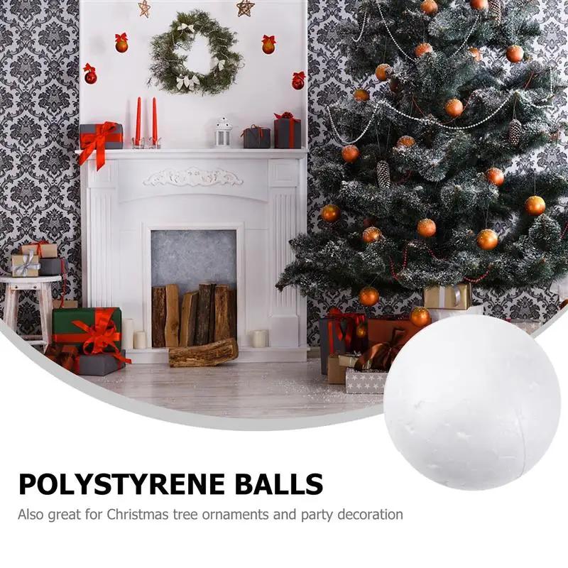 DIY Party Wedding Ball Spheres Christmas Decoration Modeling Craft Solid Polystyrene Foam Balls Round Spheres DIY Stuff