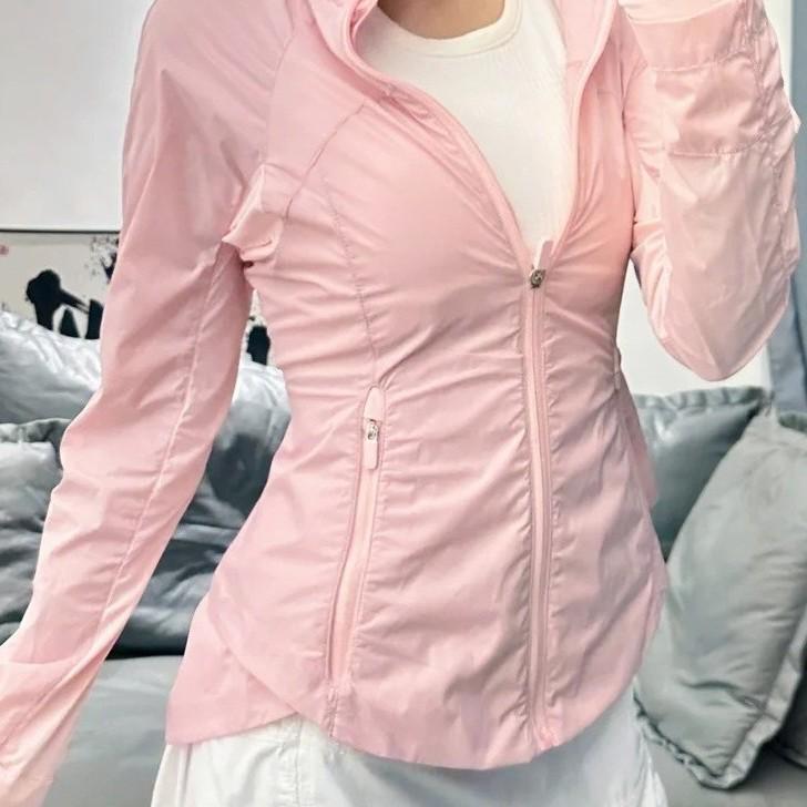 Lulu-x Goal Smasher Damen Sportjacke mit UV-Schutz - Eisseide, Langarm, Cool Touch