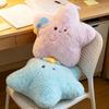 Star Shaped Plush Pillow With Pp Cotton Filling For Bedroom Decor And Sofa Comfort