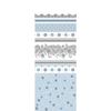 Pack complet housse de couette réversible pour lit 140 x 190 cm Heart bleu