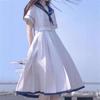 Japanese Academic Style Sweet Women's Dress Sailor Collar Kawaii Vestidos Female Lolita Dresses Summer Cute Women's JK