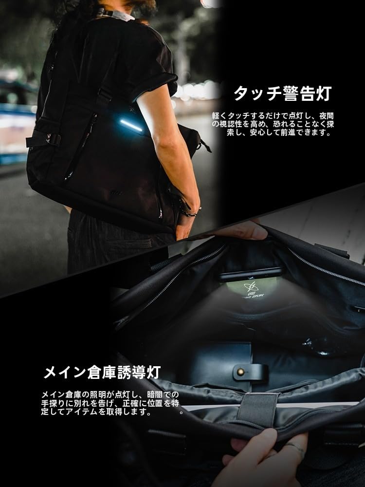 GYXX Poseidon Edge Herren-Tragetasche, Umhängetasche, Handtasche und Aktentasche (Schwarz Regular + Kameratasche) 2025