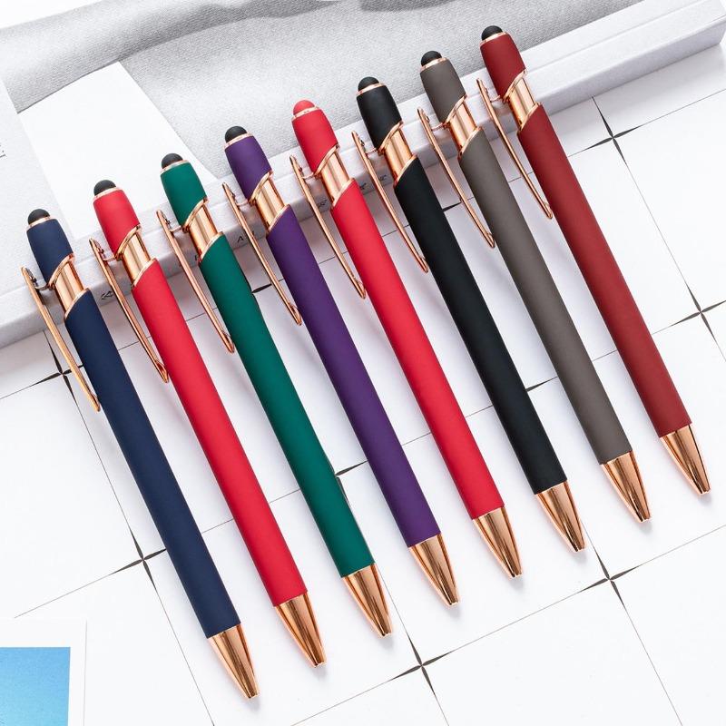 1 Pc Stationery Office School Supplies Press Touch Screen Ballpoint Pen Cute Metal Pens