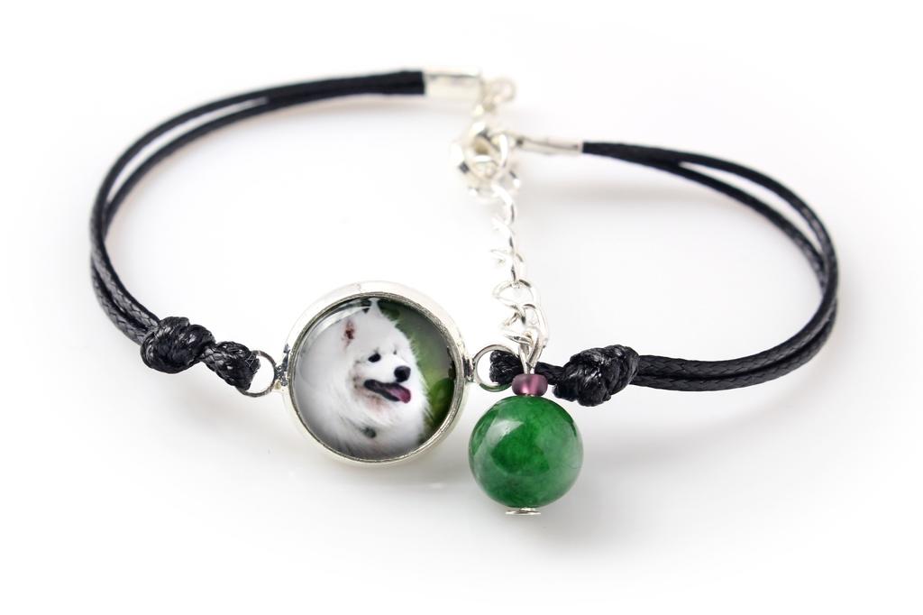 Samoyed, Bjelkier, Samoiedskaya Sobaka - bracelet with your photo handmade, unique jewelry from the Art-Dog brand