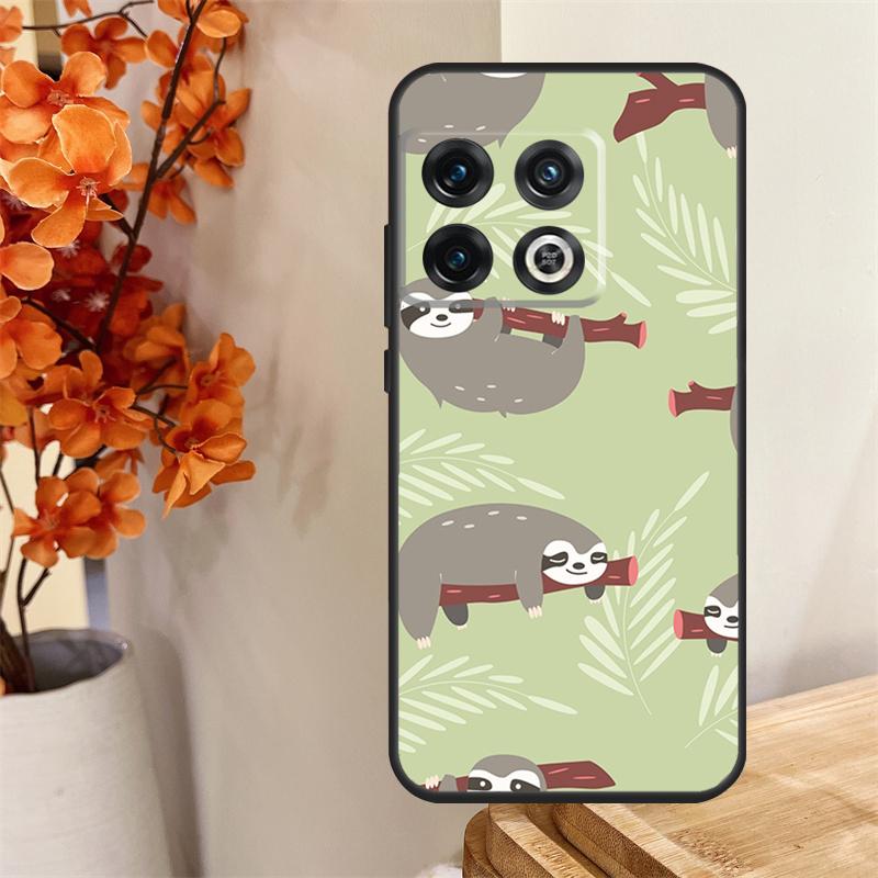 Baby Sloth Funda For OnePlus 8T 10T 13 13R 12 12R 11 10 Pro OnePlus Nord 4 CE 2 3 Lite N30 N20 N10 Case