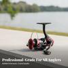 Metal Revolving Reel 5.2:1 Gear Ratio Fishing T Handle