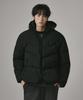 Verdnt Cut-Block Quilted Hooded Padded Jumper [Black]