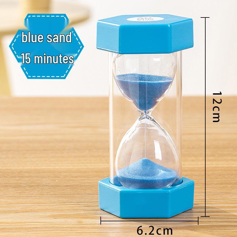 45-Minute Drop-Proof Hourglass Timer for Kids - Toothbrushing and Time Management Tool