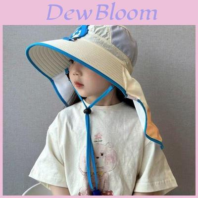 Summer Kids Sun Hat With Large Brim And Breathable Uv Protection For Beach And Outdoor Activities