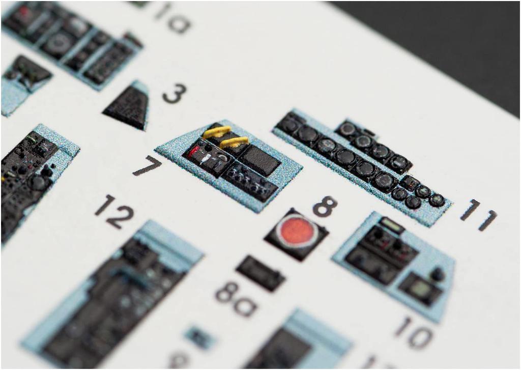 Reskit 1/72 McDonnell Aircraft F-4C Phantom II Interior 3D Decal (for Fine Molds) Plastic Model Decal RSKK72007