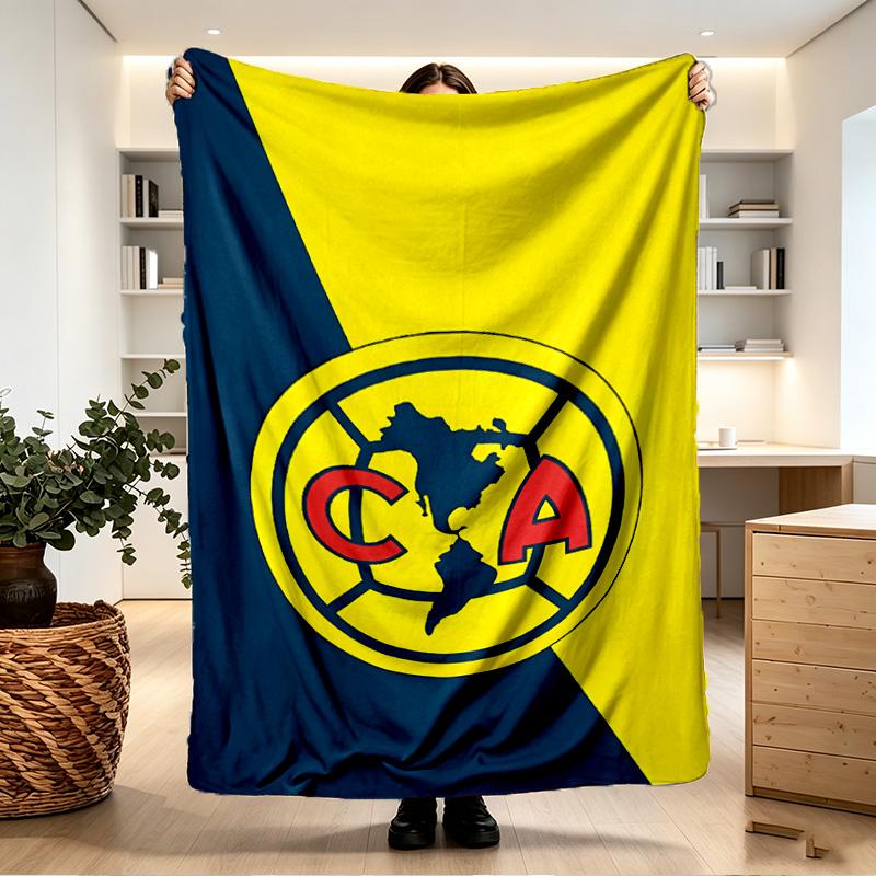 Club America Print Blanket - Soft & Comfortable, for Bedroom, Travel, Sofa, Home Decoration - Birthday Christmas Gift for Friend