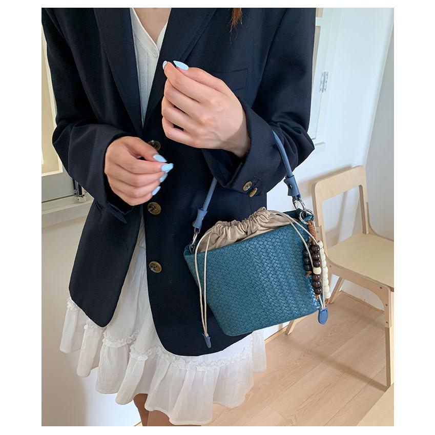 IELGY Ladies Messenger Bag Summer Retro Portable Bucket Bag