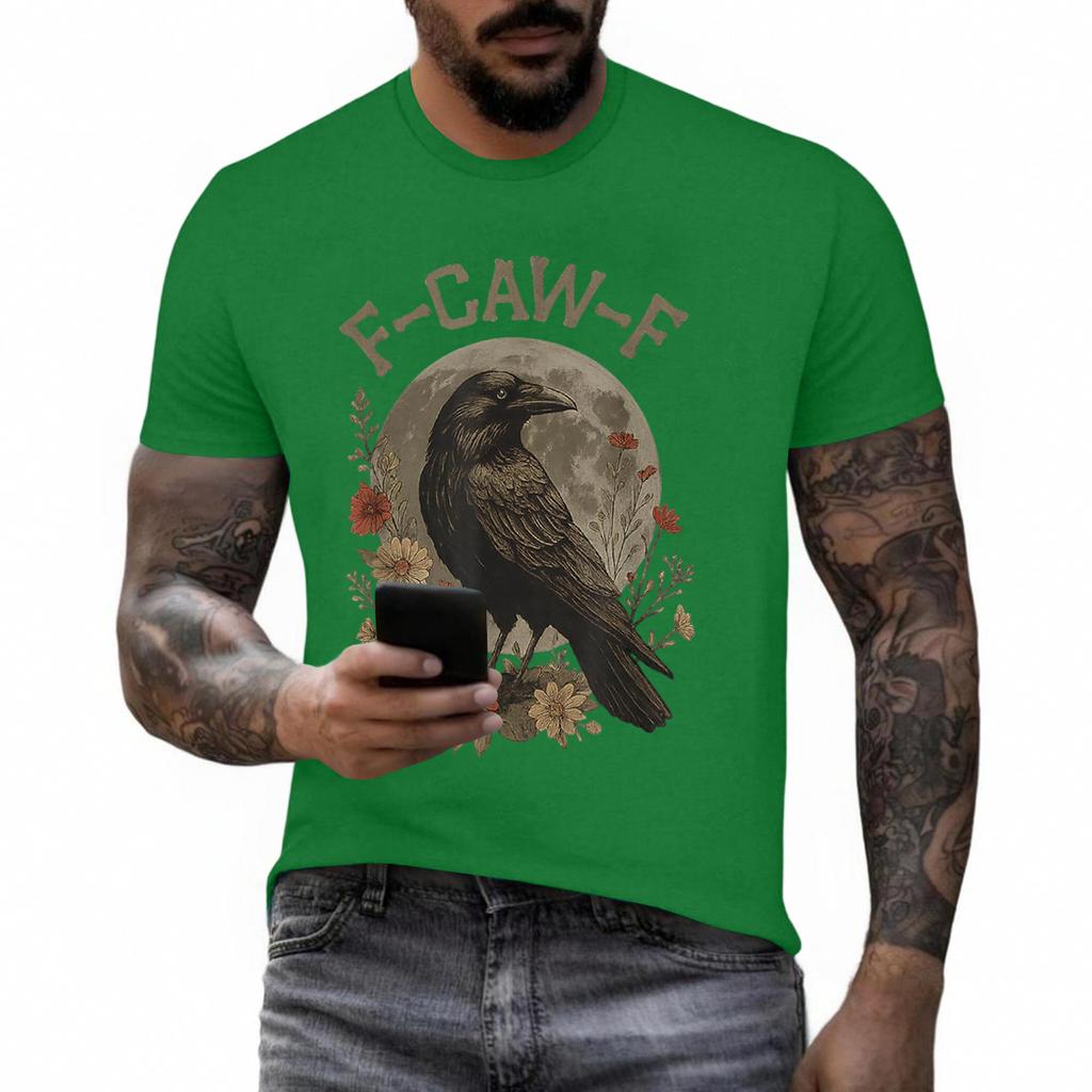 Funny F Caw F Chicken Rooster Cawing F-Caw-F Saying Pun T-Shirt