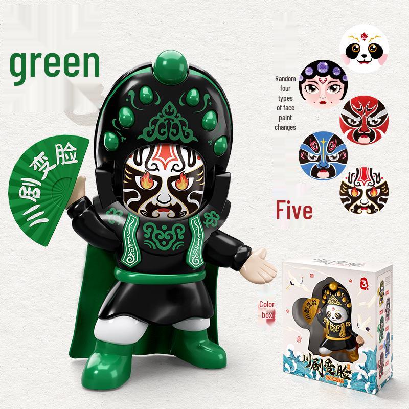 Sichuan Opera Panda Face-Changing Plush Toy Souvenir