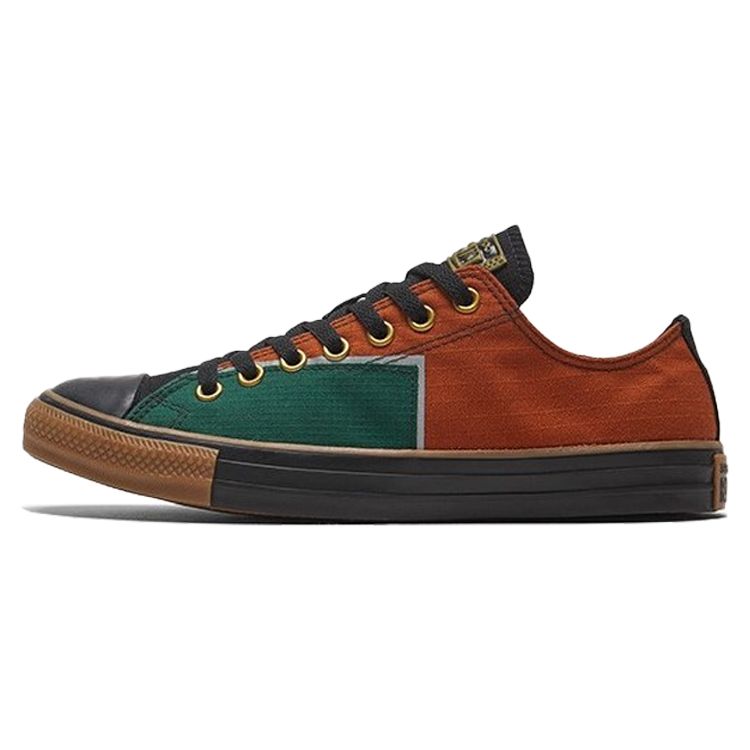 Converse Chuck Taylor All Star Low Top Canvas Sneakers Unisex Sneakers Black Army-Green 168561C