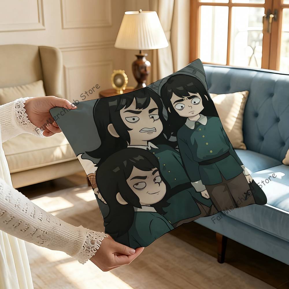 Abaddon HHaunted HHotel Printed Pillow Cover Cushion Case Simple Sofa Pillow Case No Pillow Core