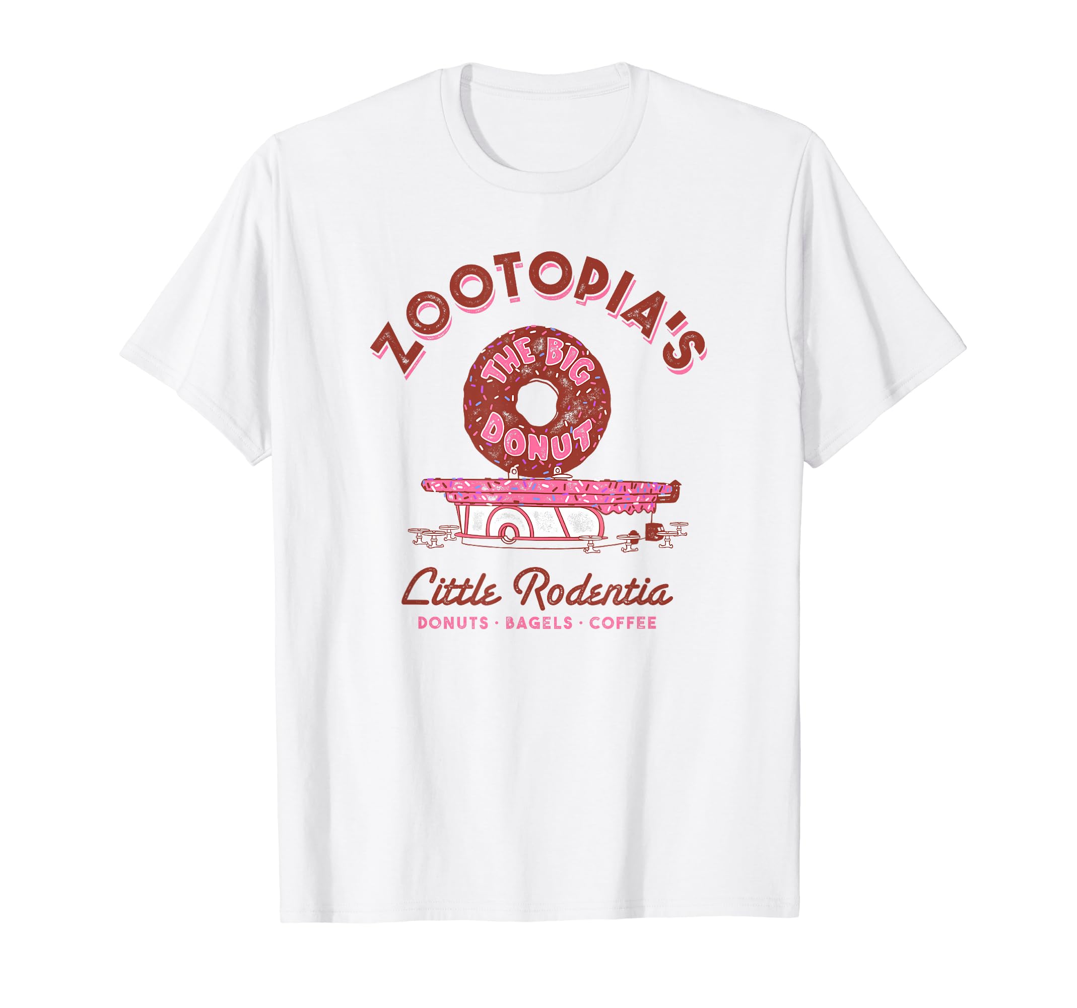 

Disney Zootopia The Big Donut Coffee Shop T-Shirt