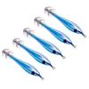 5Pcs 10cm Luminous Squid Hook Cuttlefish Fishing Hard Lure Tackle Jigging Baits