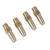 Brass Material High Pressure Cutting Nozzle Brass Water Jet Nozzle  Paper Mill Trimming